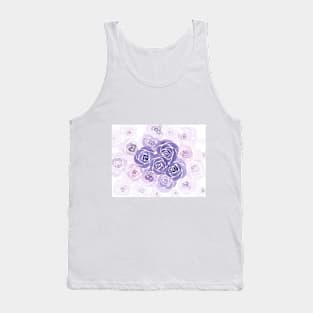 Purple Roses Tank Top